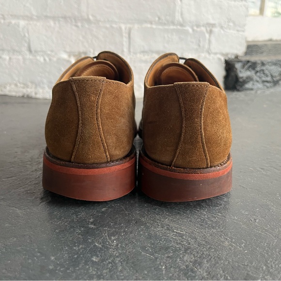 Alfred Sargent plain toe blucher, snuff suede, Dainite soles, size 6.5/7.5. - Picture 5 of 5